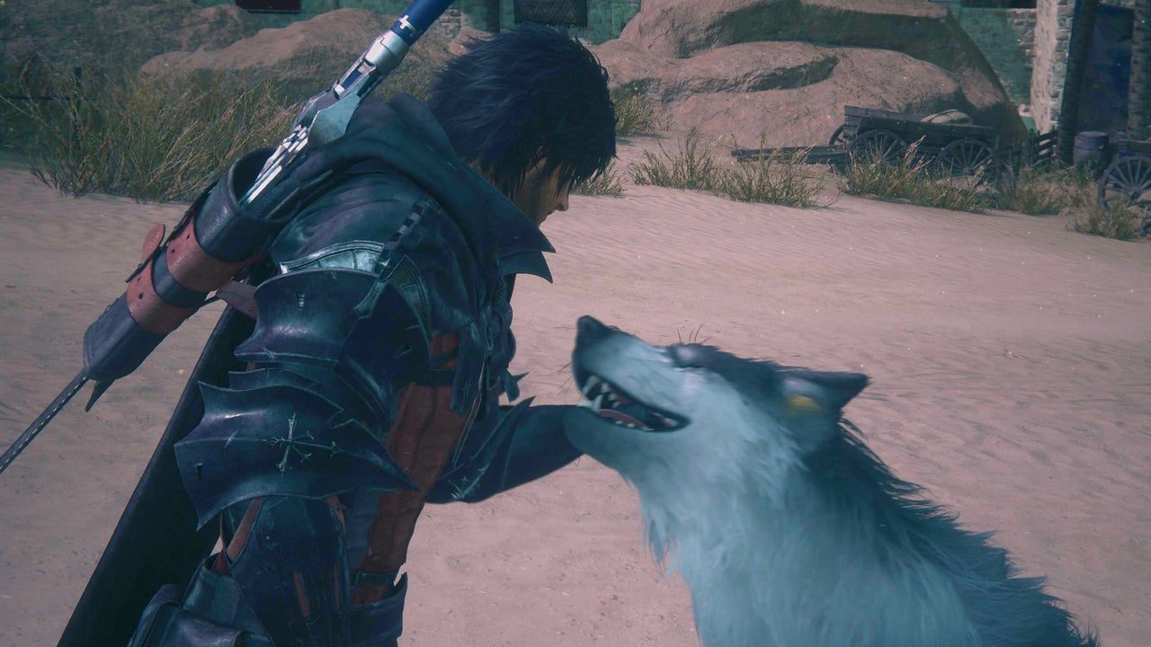 Torgal de Final Fantasy 16 conduit de vrais chiens qui aboient fous
