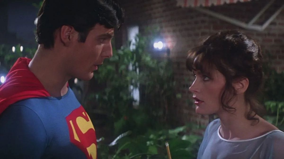 Christopher Reeve and Margot Kidder in Superman