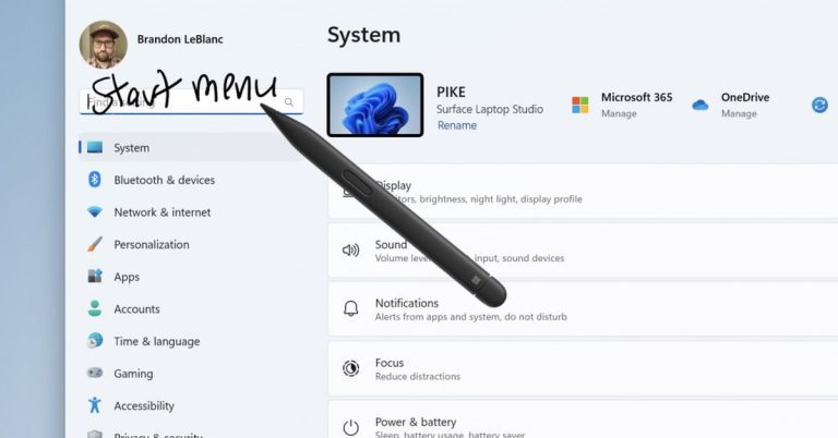 Windows Ink obtient la possibilité d’écrire à la main dans les zones de champ dans la dernière version d’Insider Preview