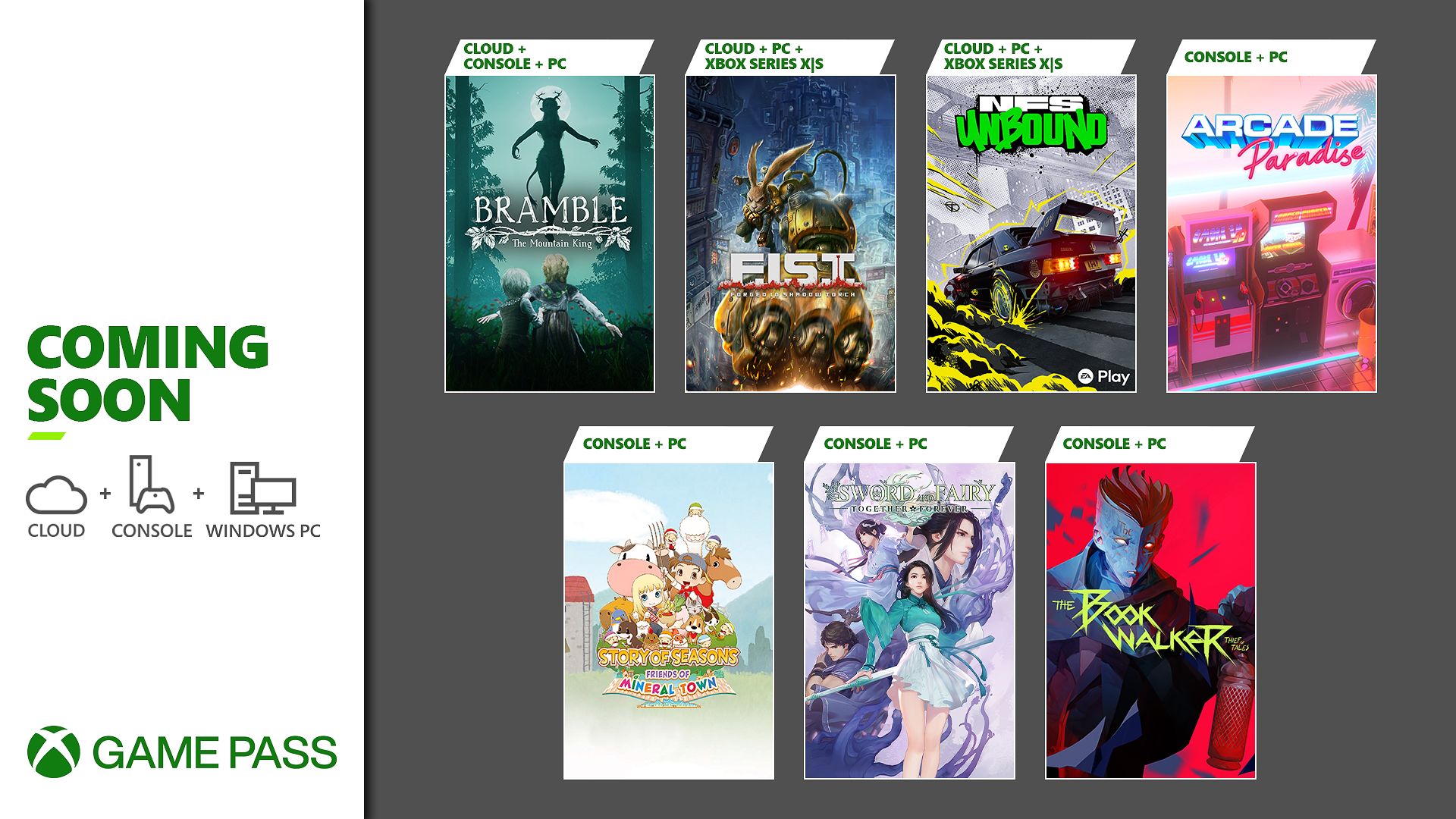 Xbox Game Pass ajoute Need for Speed ​​Unbound, FIST: Forged in Shadow Torch, Story of Seasons: Friends of Mineral Town, et plus fin juin    
