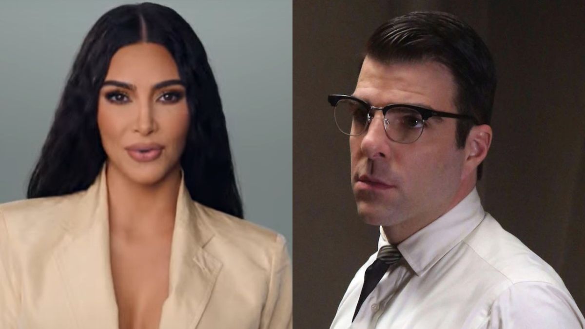 Kim Kardashian and Zachary Quinto