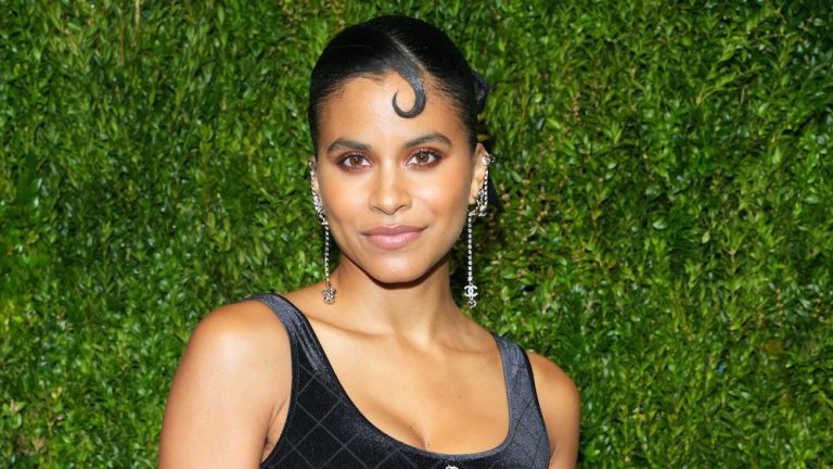 NEW YORK, NEW YORK - JUNE 12: Zazie Beetz, wearing CHANEL, attends CHANEL Tribeca Festival Artists Dinner at Balthazar on June 12, 2023 in New York City. (Photo by Sean Zanni/WireImage)