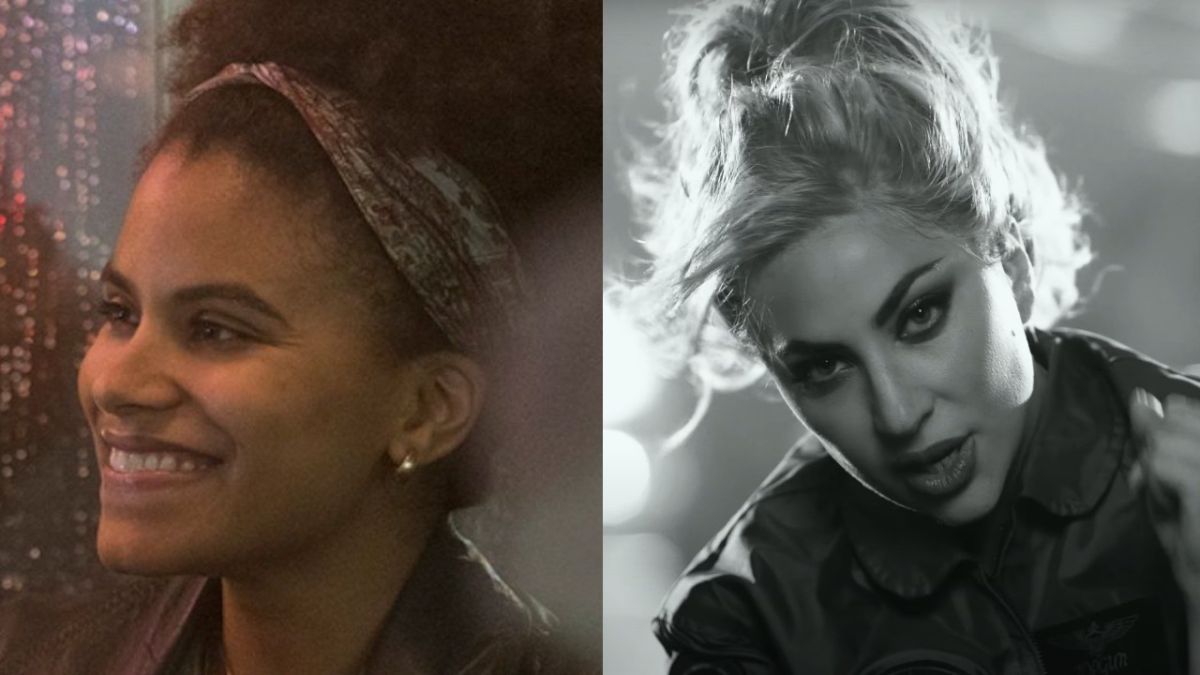 Lady Gaga and Zazie Beetz side by side