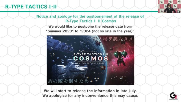 R-Type Tactics I • II Cosmos reporté à 2024    
