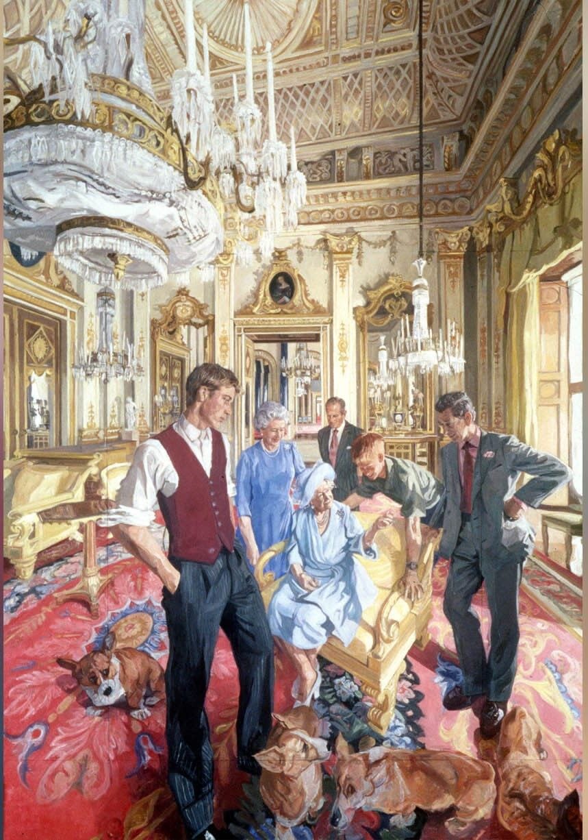 Le portrait du centenaire de la famille royale britannique / John Wonnacott