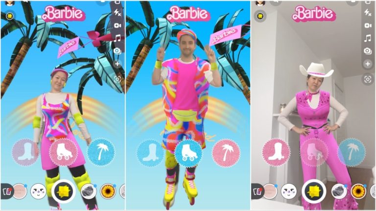 Snapchat Barbie AR Lens