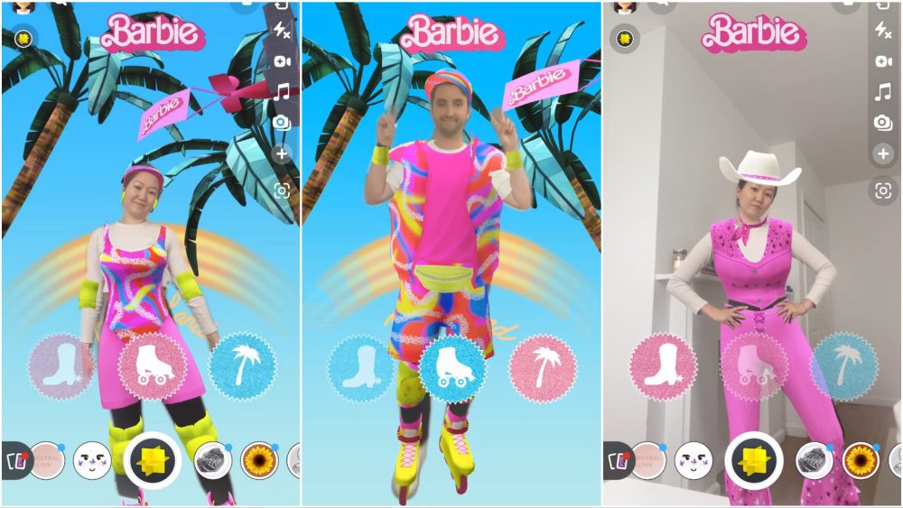 Snapchat Barbie AR Lens