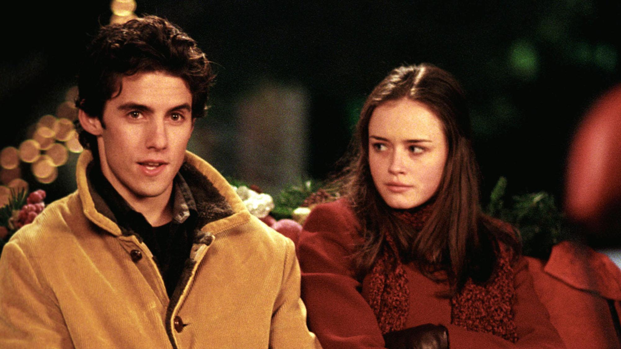 Milo Ventimiglia comme Jess et Alexis Bledel comme Rory dans Gilmore Girls