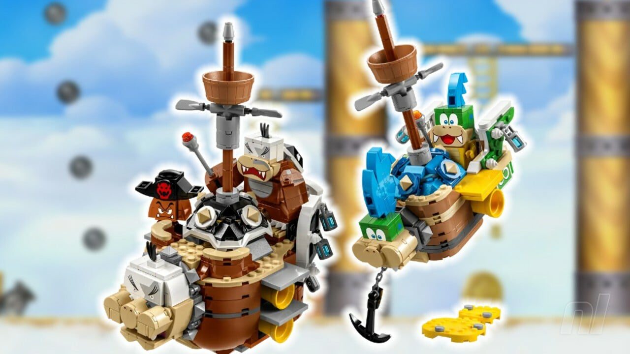 LEGO élargit sa collection Mario avec les dirigeables de Larry et Morton
