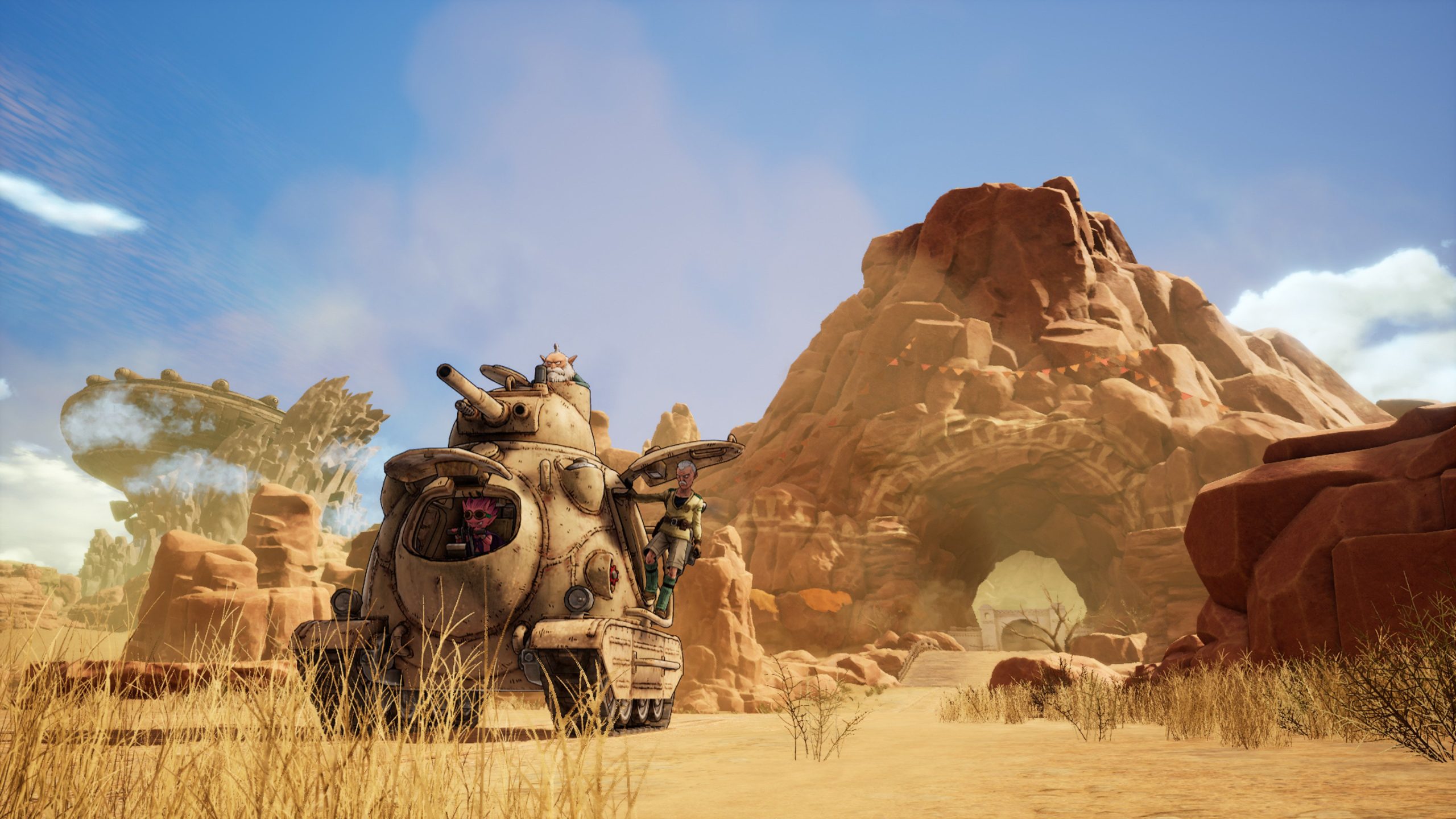 SAND LAND - Gameplay Tank et Jump-Bot    
