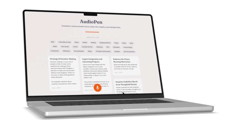 AudioPen est une excellente application Web pour convertir votre voix en notes de texte