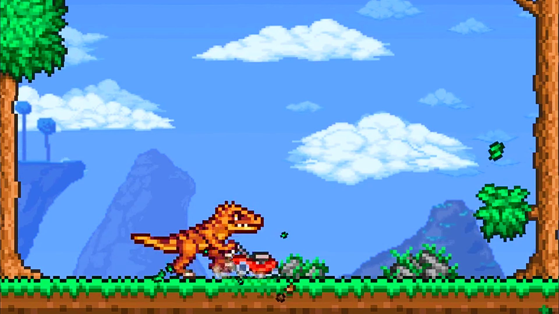 La mise à jour Terraria 1.4.5 a des montures de dinosaures pour tondre la pelouse
