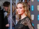 Lily-Rose Depp aux BAFTA en 2020.