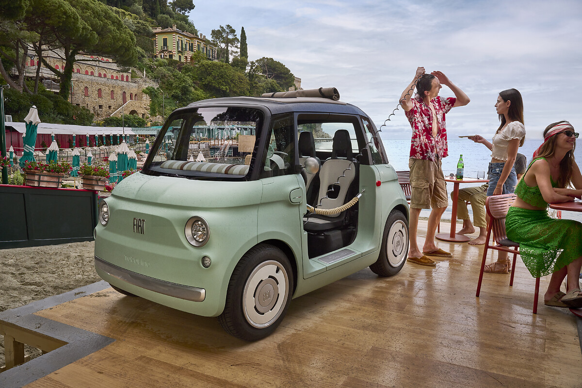 Le prochain Topolino EV de Fiat dispose d'une douche.