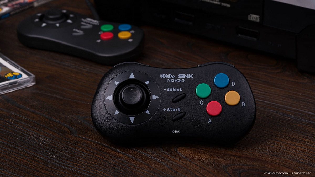 Le prochain contrôleur de 8BitDo est calqué sur le gamepad du CD NEOGEO
