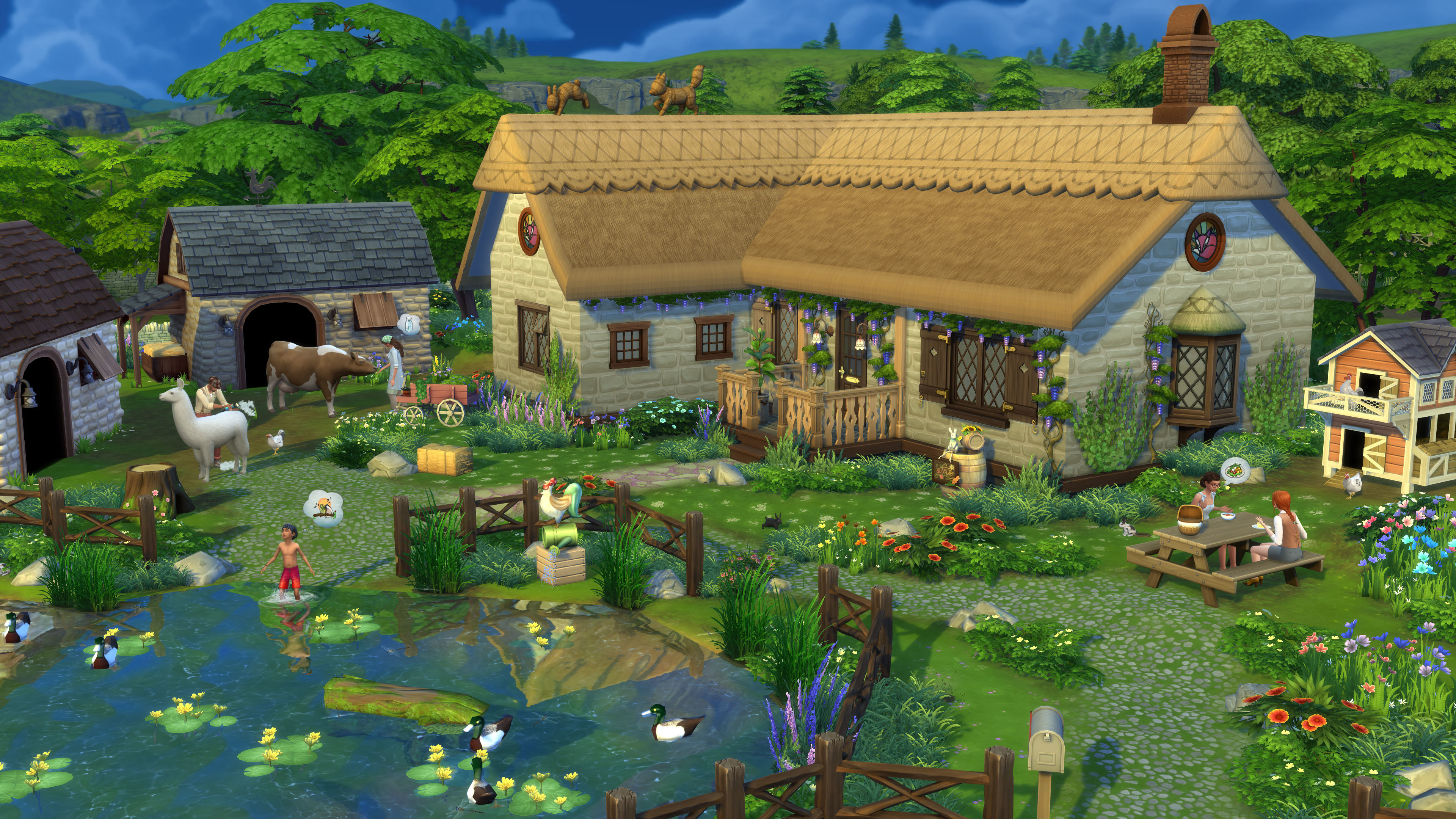 Les Sims 4 Cottage Living