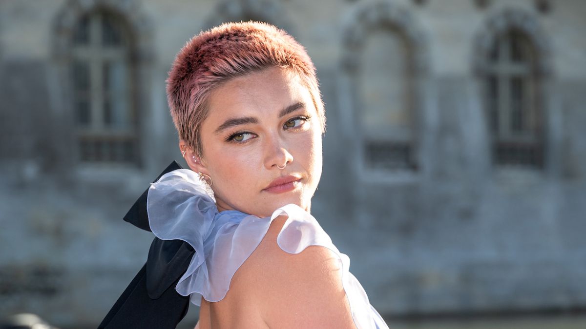 Florence Pugh at Fashion Week