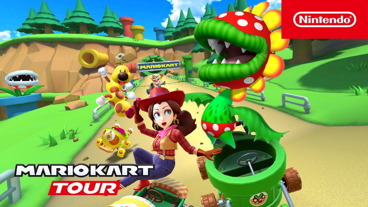 Mario Kart Tour révèle Pipe Tour avec Piranha Pipe Pipeline
