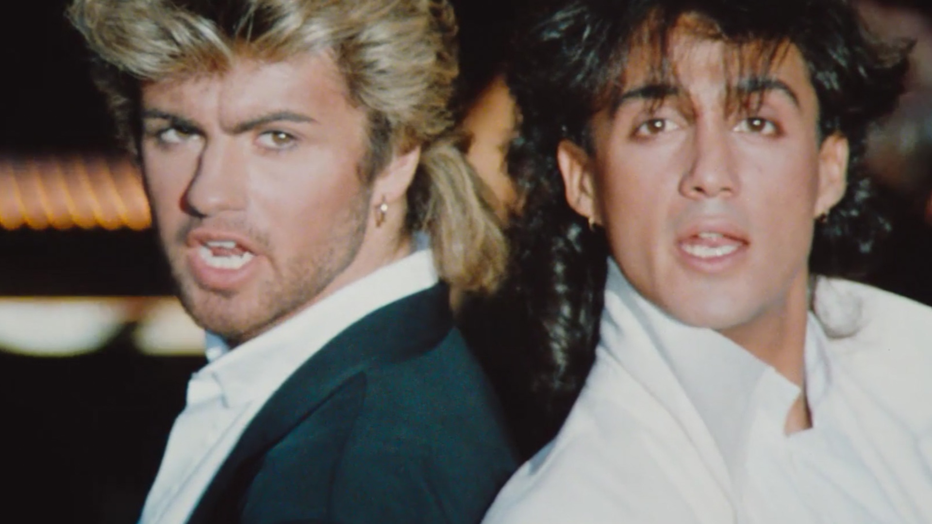 George Michael et Andrew Ridgeley dans Wham !