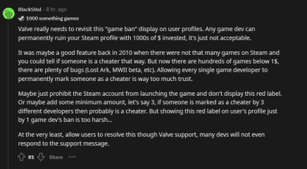 interdire le profil de revisite de la valve reddit