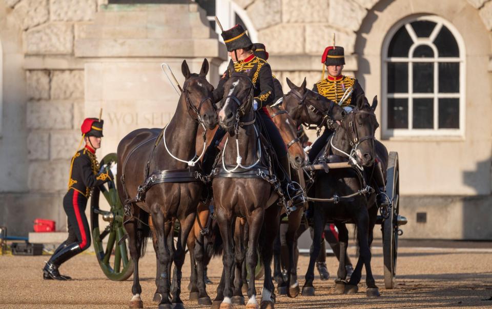 Défilé des gardes à cheval