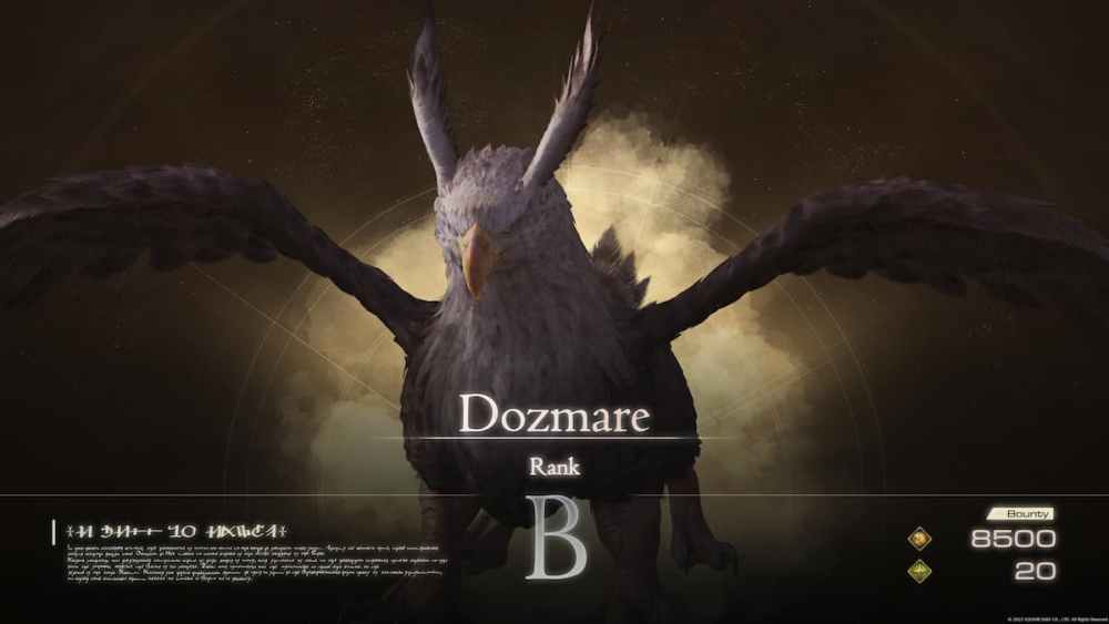 Dozmare Boss dans Final Fantasy 16