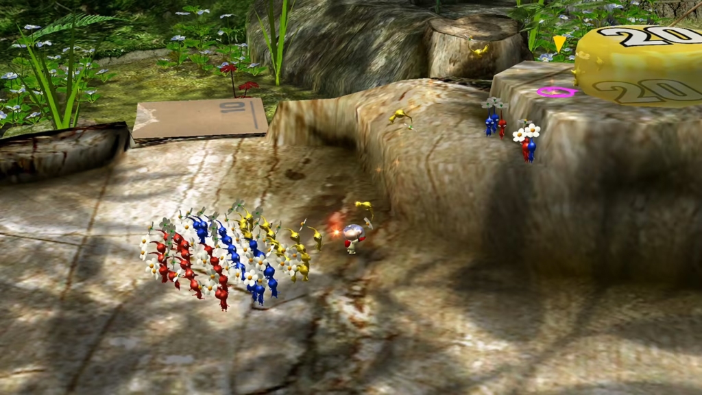 GameCube Pikmin 1 est charmant pour la façon dont il n'est pas Nintendo un-Nintendo dans la conception de jeux et les visuels terrestres banals – 2 3 4 sont différents et plus colorés.