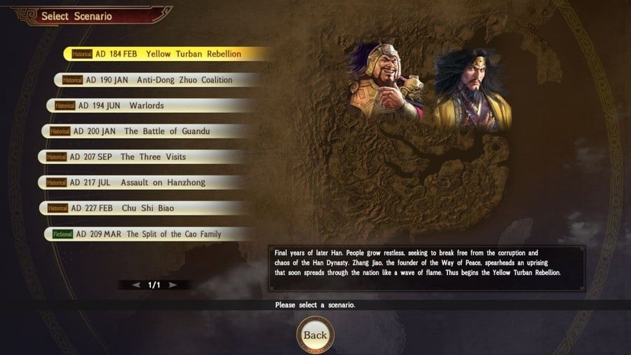 Scénarios Romance of the Three Kingdoms XIV