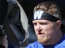 Adam Bighill des Blue Bombers de Winnipeg