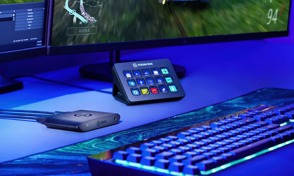 Une photo d'archive du Elgato Stream Deck Mk.  2 et HD60 X 4K