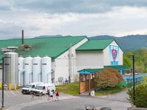 Usine de Ben et Jerry dans le Vermont.