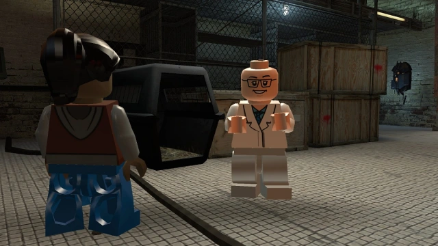 Half-Life 2 : Une version LEGO du Dr Kleiner et Alyx Vance.