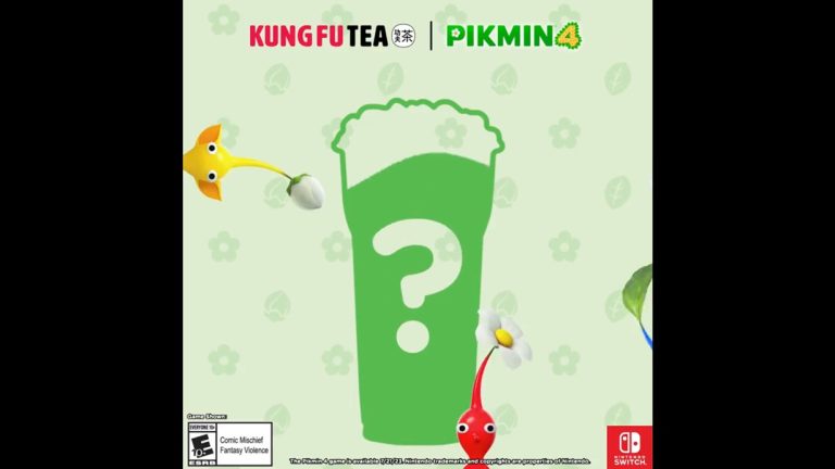 Les détails de la promotion Kung Fu Tea Pikmin 4 révélés
