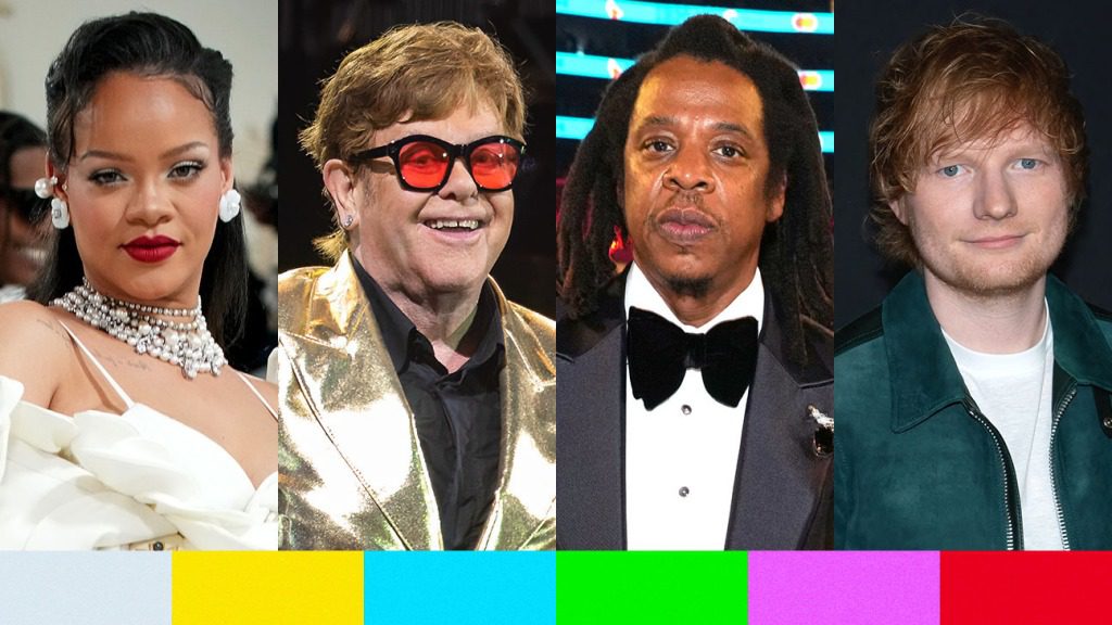 Musiciens aux Emmys : Rihanna, Jay-Z, Ed Sheeran, Elton John, Selena Gomez, Dolly Parton, Lizzo Score Nominations
