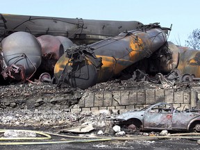 Explosion du train de Lac-Mégantic.