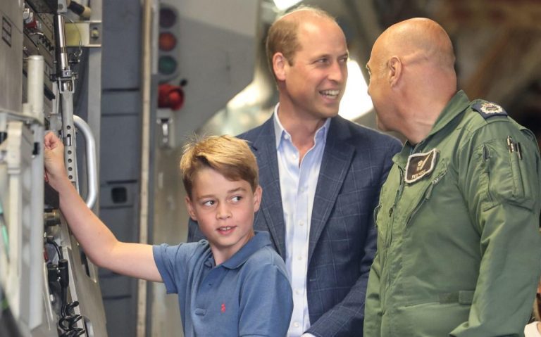 Prince George et sa famille font une apparition surprise au meeting aérien