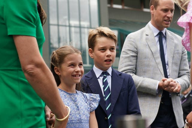 Charlotte et George à Wimbledon