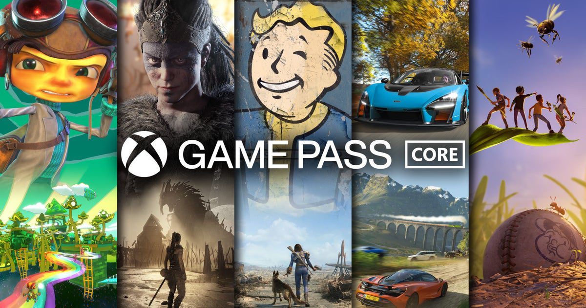 Jeux Xbox avec fin Gold, remplacés par Game Pass Core
