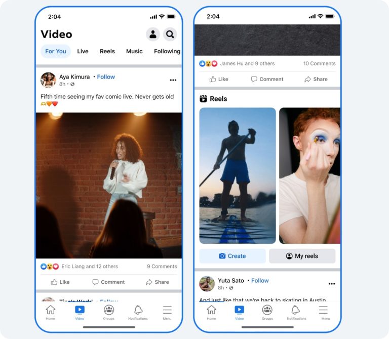 Facebook met à nouveau l’accent sur la vidéo avec de nouveaux outils de découverte et d’édition