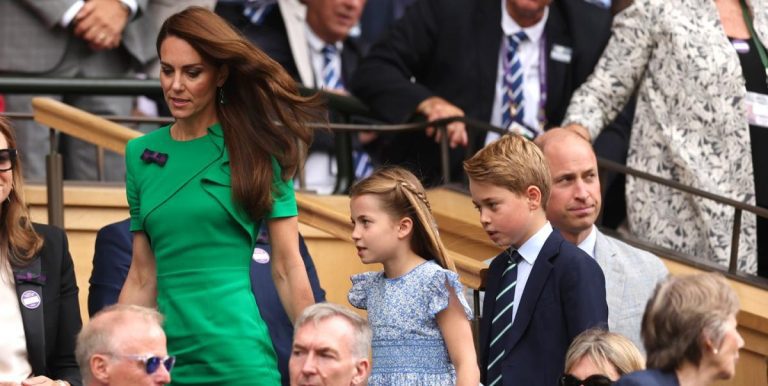 La princesse Kate et le prince William amènent les enfants George et Charlotte à Wimbledon