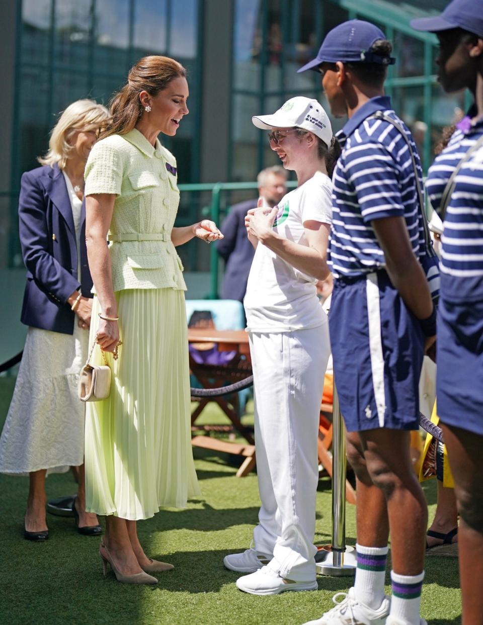 Le look néon de la princesse de Galles lors de la finale du simple féminin