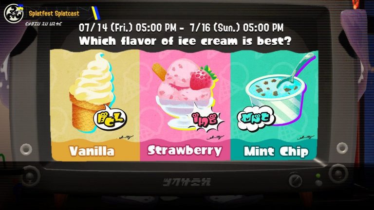 Résultats Splatoon 3 Splatfest - glace
