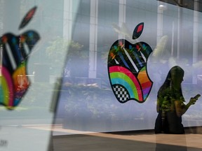 Un magasin Apple en Inde.