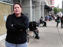 Sarah Blyth dit que les résidents du Downtown Eastside ont l'impression que le quartier est plus violent depuis des semaines depuis que les responsables de la ville ont retiré les tentes de la rue Hastings.