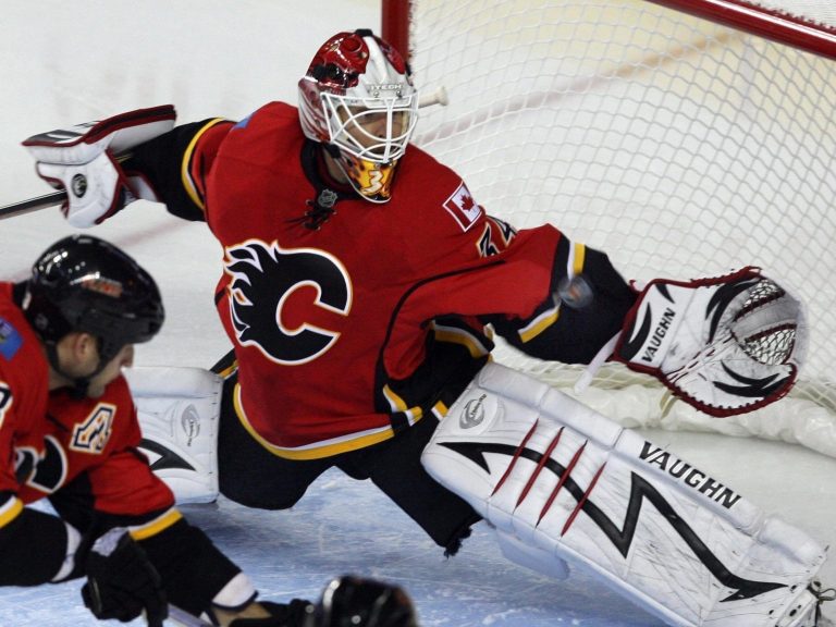 Les flammes s’apprêtent à élever le n°34 de Miikka Kiprusoff jusqu’aux chevrons