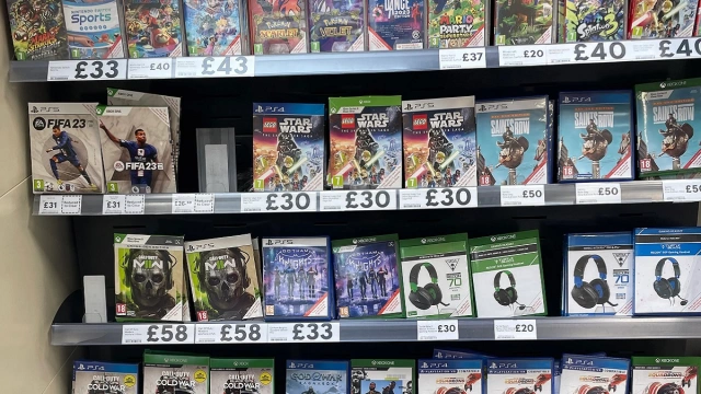 Tesco : une série de jeux vidéo physiques Switch, PlayStation et Xbox.