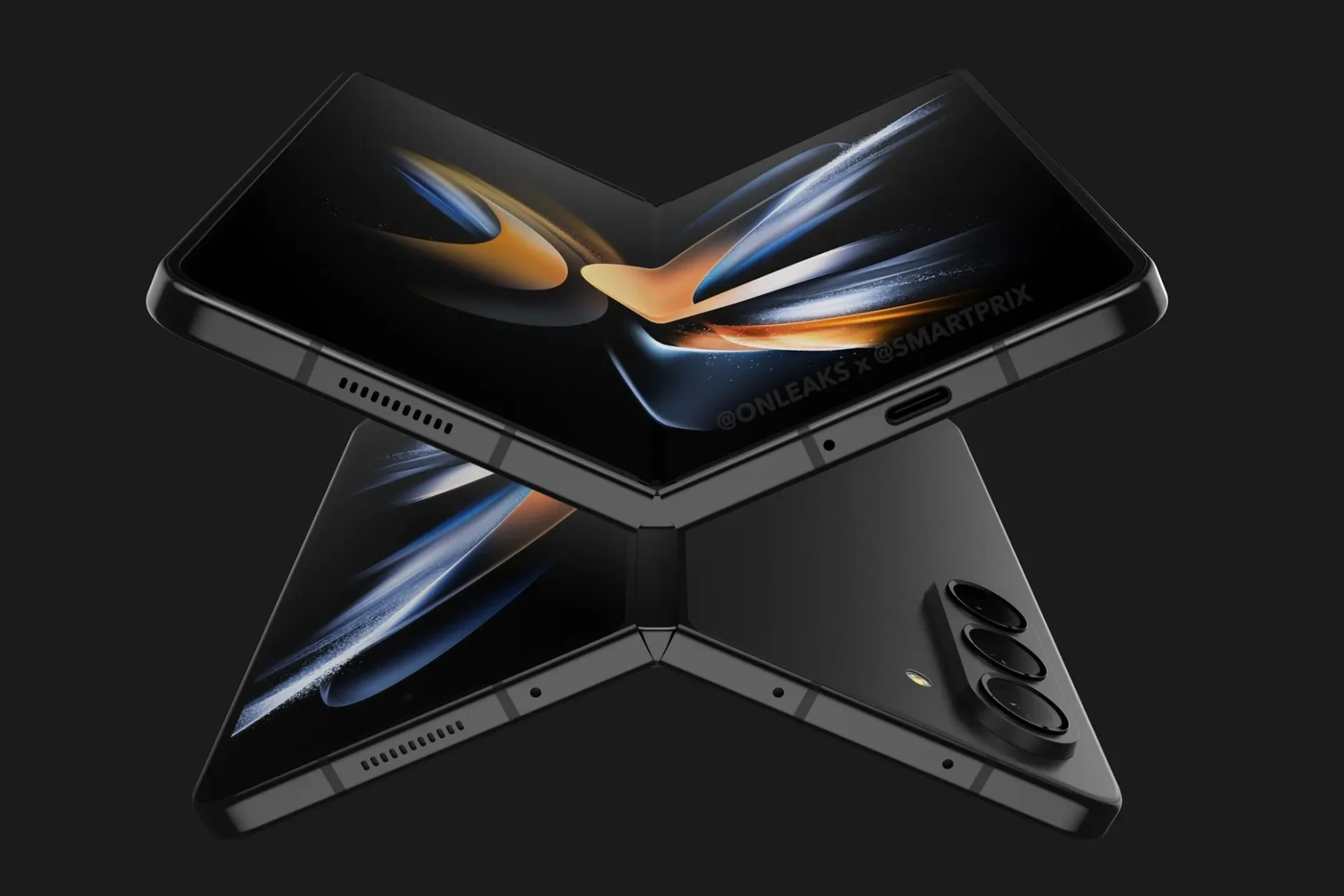 Rendu du Samsung Galaxy Z Fold 5