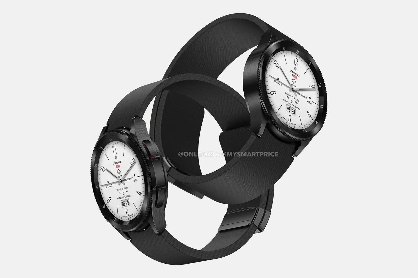 Samsung Galaxy Watch 6 rendu classique