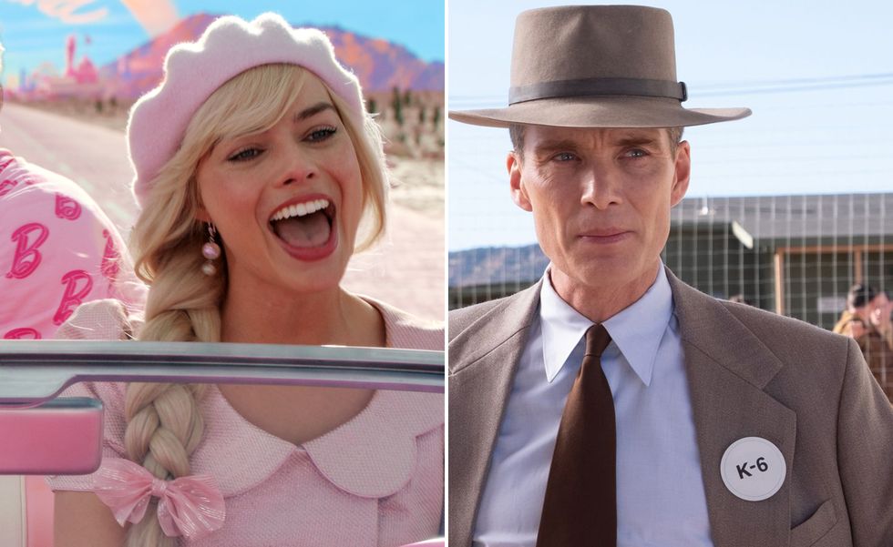 margot robbie barbie, cillian murphy oppenheimer