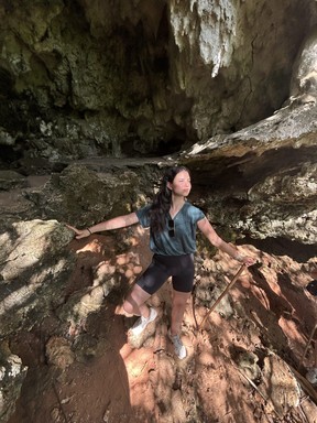 Une grotte à la propriété Finca Gaia.